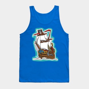 Pirate Ship Tank Top